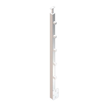 Montante quadro 40x40x2mm L 1330mm AISI 316 (IN102-176-I-04)