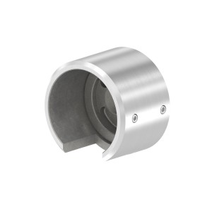 Raccordo tubo scannalato Ø48,3 mm a muro AISI 316
