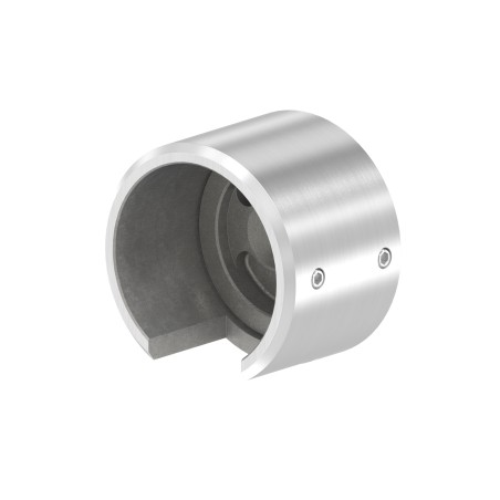 Raccordo tubo scannalato Ø48,3 mm a muro AISI 316
