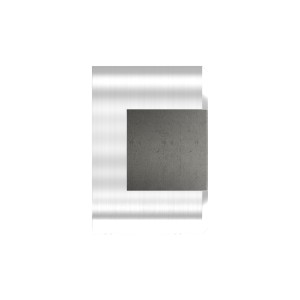 Raccordo tubo scannalato Ø48,3 mm a muro AISI 316
