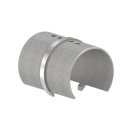 Raccordo diritto tubo sagomato 60,3x1,5 AISI 316 sat.