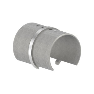 Raccordo diritto tubo sagomato 60,3x1,5 AISI 316 sat.