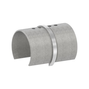 Raccordo diritto tubo sagomato 60,3x1,5 AISI 316 sat.