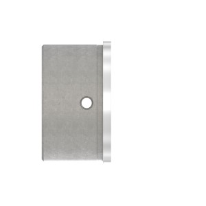 Terminale testa diritta AISI 316 per tubo 60,3x1,5mm