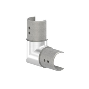 Raccordo orizzontale 90° tubo sagomato 60,3x1,5mm