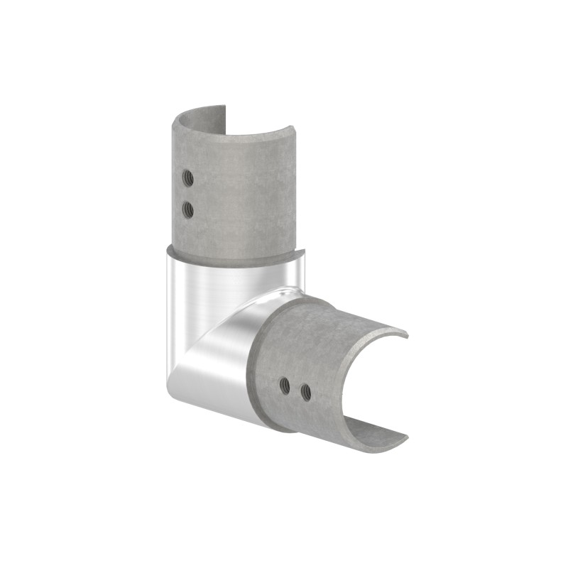 Raccordo orizzontale 90° tubo sagomato 60,3x1,5mm