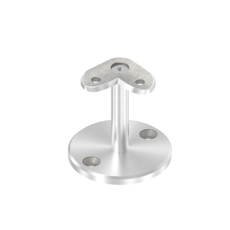 Sostegno corrimano a muro 90° per tubo 42,4 mm AISI 304