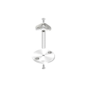 Sostegno corrimano a muro 90° per tubo 42,4 mm AISI 304