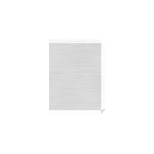 Raccordo tubo quadro 40x40 con attacco a muro AISI 304