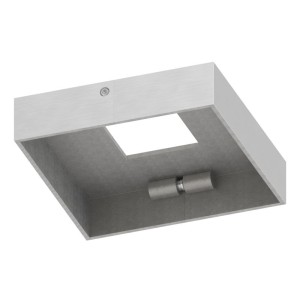 Piastra di copertura smontabile 109x109 AISI 304 sat.