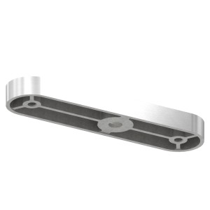 Supporto vetro fissaggi puntuali Ø52 mm AISI 304 sat.