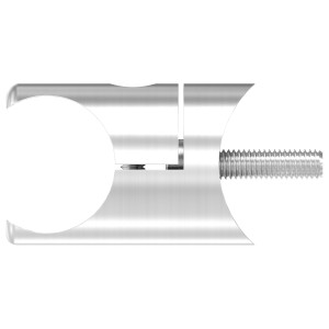 Supporto profilo lamiera tonda AISI 304 per tubo 42,4mm