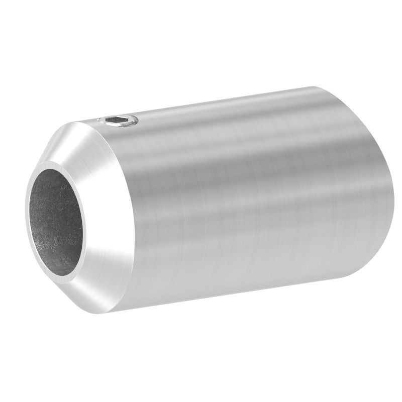 Blocco per tondino foro 12 mm AISI 304 satinato