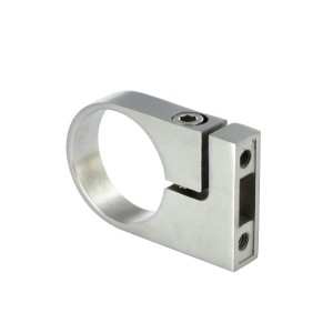 Piastra di ancoraggio attacco singolo per tubo d. 48,3mm aisi 304