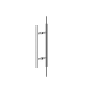 Maniglione per porte d 33,7mm H 500mm AISI 304 sat (IN113-100)