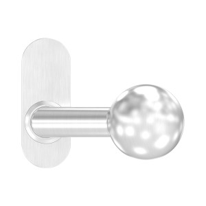 Pomolo girevole DX AISI 304 satinato | IN113-321