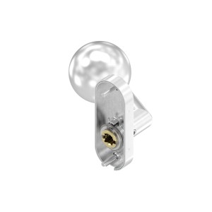 Pomolo girevole DX AISI 304 satinato | IN113-321