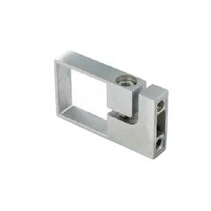 Piastra di ancoraggio attacco singolo per tubo 40x40x2mm aisi 304