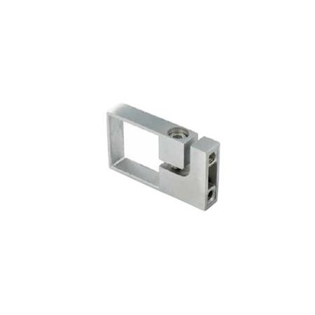 Piastra di ancoraggio attacco singolo per tubo 40x40x2mm aisi 304