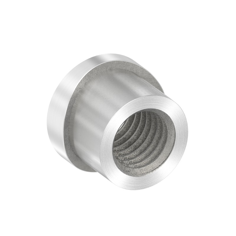 Bussola filettata per tubo 42,4 mm AISI 304 satinato