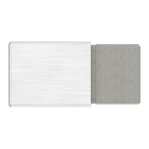 Raccordo orizzontale 90° tubo quadro AISI 304 satinato