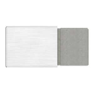 Raccordo orizzontale 90° tubo quadro AISI 304 satinato