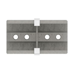 Raccordo diritto per tubo quadro AISI 304 satinato