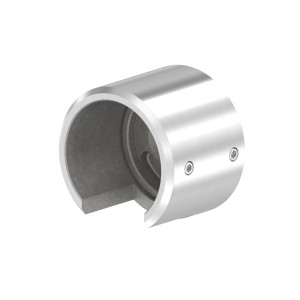 Raccordo tubo scannalato Ø42,4 mm destro AISI 316