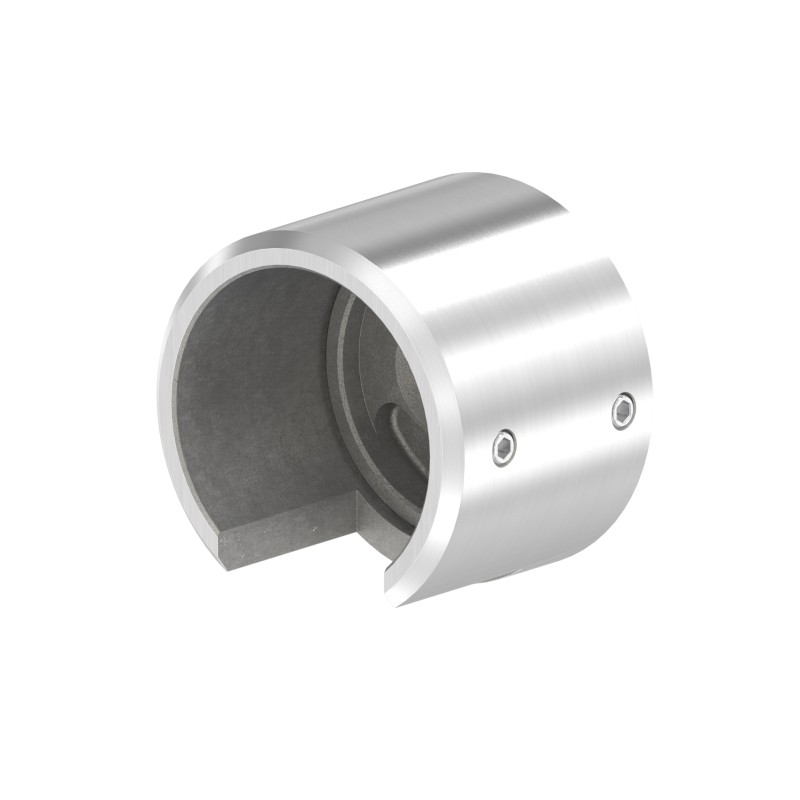 Raccordo tubo scannalato Ø42,4 mm destro AISI 316