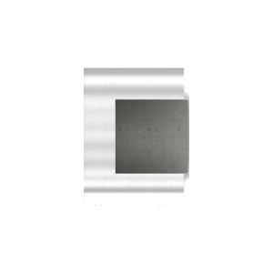 Raccordo tubo scannalato Ø42,4 mm destro AISI 316