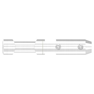 Terminale per fune Ø5 mm automontaggio AISI 304