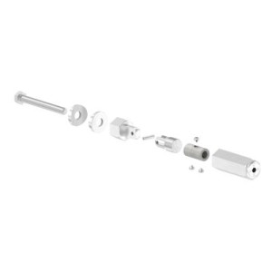 Terminale per fune Ø5mm con snodo in AISI 304