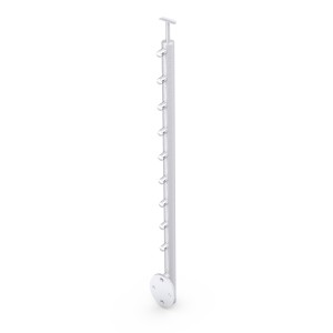 Montante 2KN tondo AISI 304 satinato Ø42,4x2mm 1180mm