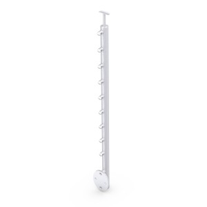 Montante 2KN tondo AISI 304 satinato Ø42,4x2mm 1180mm