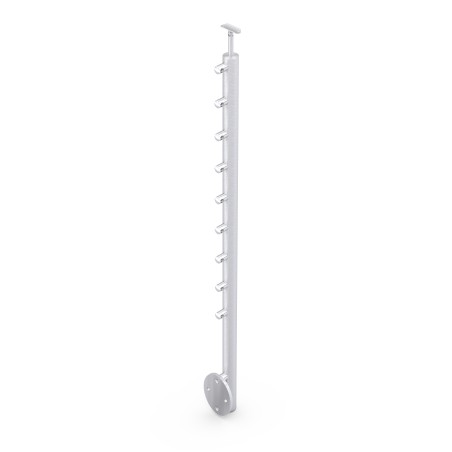 Montante 2KN tondo AISI 304 satinato Ø42,4x2 mm