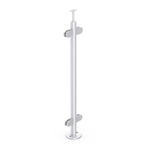 Montante 2KN tondo Ø42,4x2 mm AISI 304 per scala