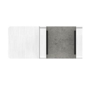 Allineatore vetro 90° AISI 304 satinato 16,76-17,52mm