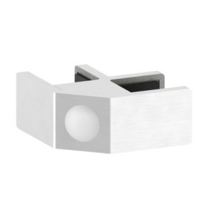 Allineatore vetro 90° AISI 304 satinato 16,76-17,52mm