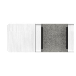 Allineatore vetro 90° AISI 304 satinato 16,76-17,52mm