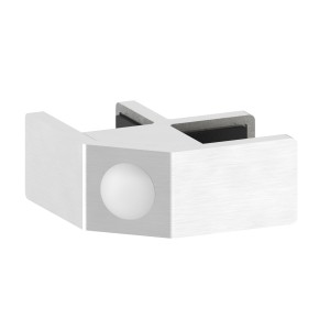 Allineatore vetro 90° AISI 304 satinato 16,76-17,52mm