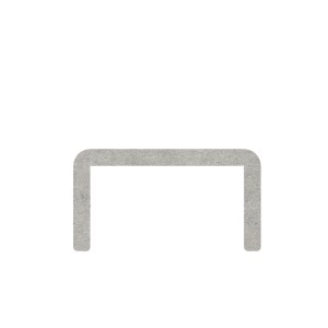 Profilo coprispigolo Type ID vetro 8+8 inox 3000 mm