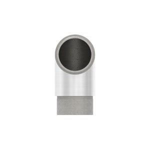 Raccordo tubo 90° AISI 304 satinato Ø42,4x2,5 mm