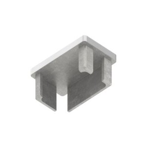 Tappo per tubo 50x30x2 mm in AISI 316