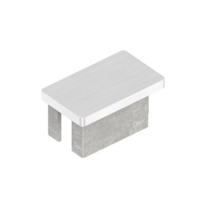 Tappo per tubo 50x30x2 mm in AISI 316