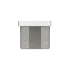 Tappo per tubo 50x30x2 mm in AISI 316