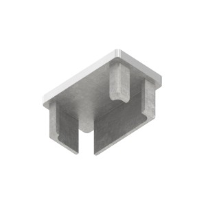Tappo per tubo 50x30x2 mm in AISI 316