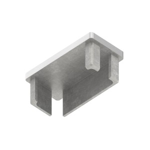 Tappo per tubo 60x30x2 mm AISI 316 satinato