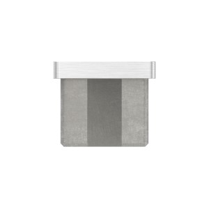 Tappo per tubo 60x30x2 mm AISI 316 satinato