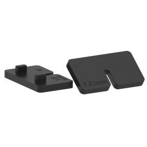 Gommina supporto mod.01 per vetro 9,52 mm | G01-0045