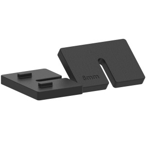 Gommina supporto mod. 10 per vetro 8 mm | G10-003